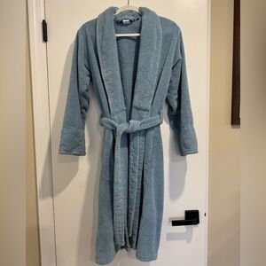 NWOT Brooklinen Super Plush Robe Ocean Small